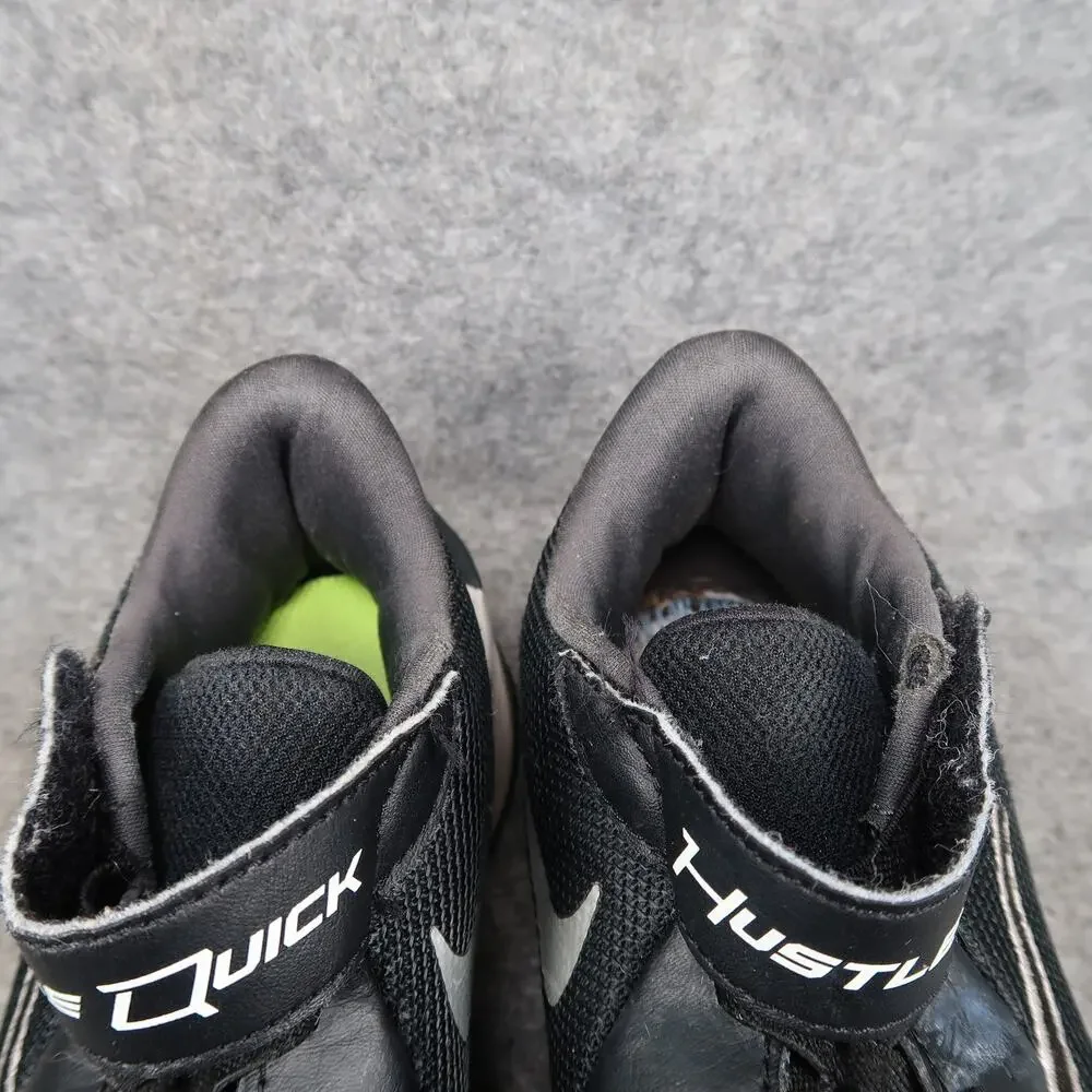 Nike Shoes Kids 13 Hustle Quick Basketball Sneakers Athletic Trainer Black White - Picture 3 of 11